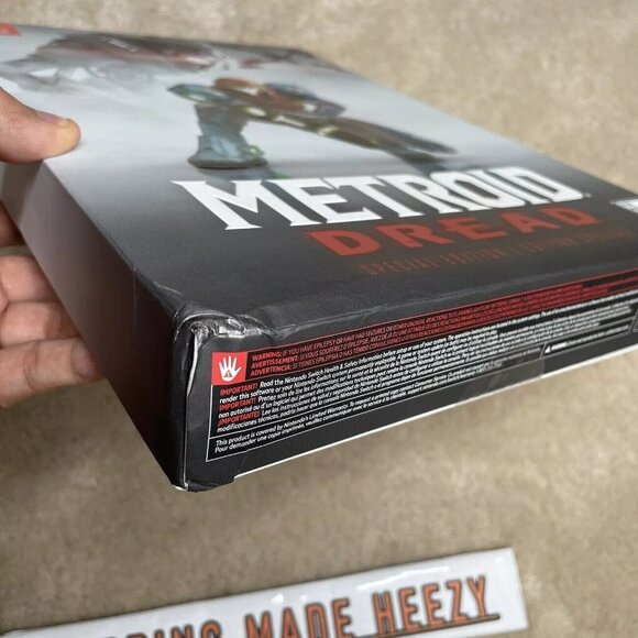 Metroid Dread Special Edition Nintendo Switch Limited Steelbook Art Cards Book - Picture 6 of 9